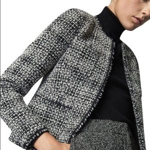 Massimo Dutti Wool Tweed Jacket